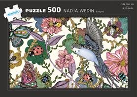 Pussel 500 bitar - Budgies av Nadija Wedin