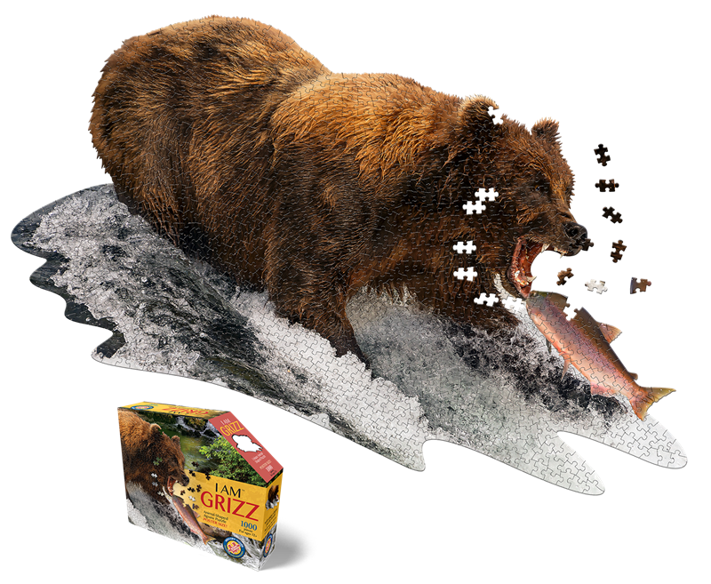 Pussel 1000 bitar - I am Grizz