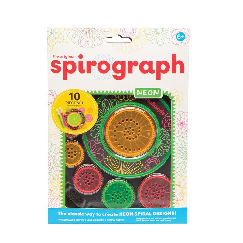 Spirograph Neon 10 delar