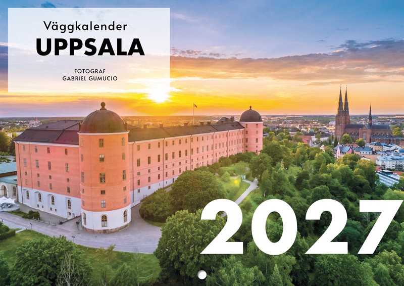 Väggkalender Uppsala 2027