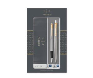 Pennset Parker Jotter Stainless Steel GT Duoset Kula & Reservoar