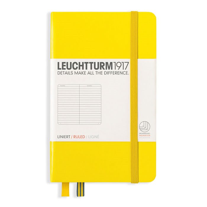 Anteckningsbok Leuchtturm1917 A6 Linjerad Lemon
