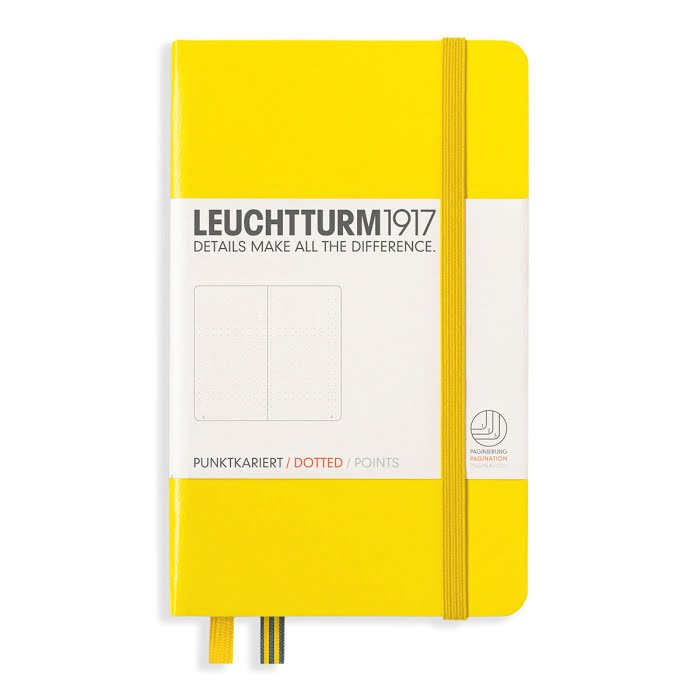Anteckningsbok Leuchtturm1917 A6 Prickad Lemon