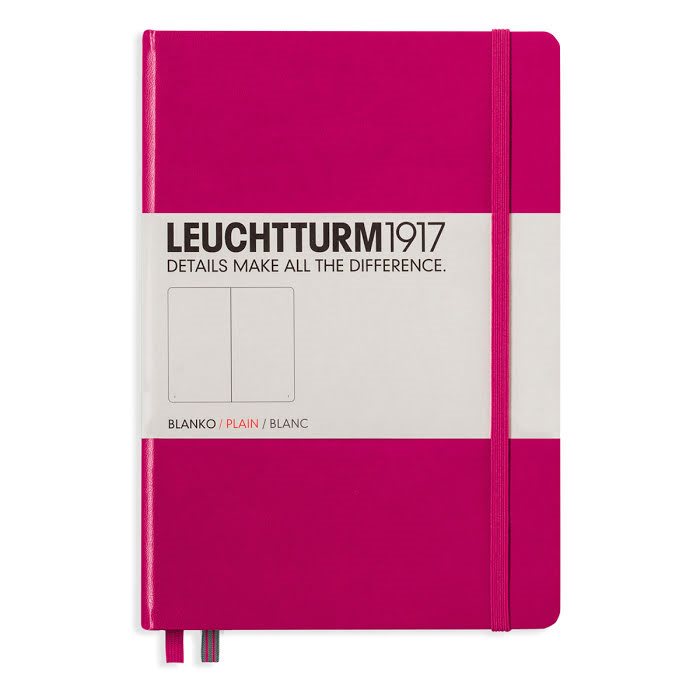 Anteckningsbok Leuchtturm1917 A5 Olinjerad Berry