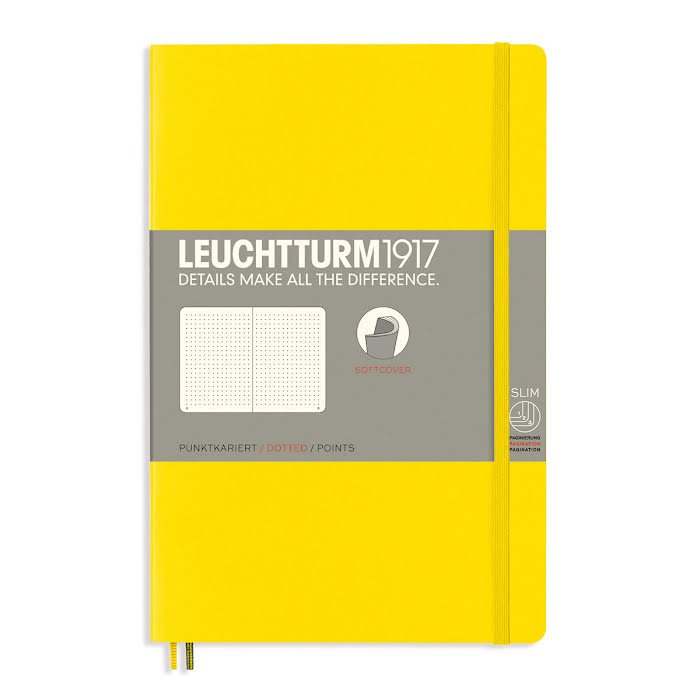 Anteckningsbok Leuchtturm1917 B6 Soft Dotted Lemon