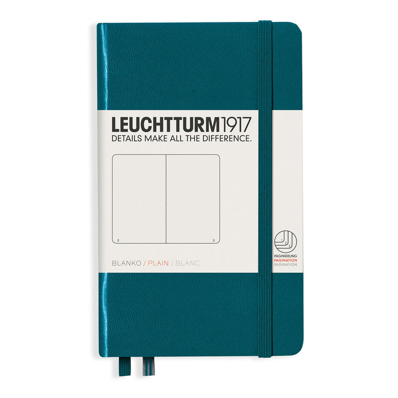 Leuchtturm1917 NOTEBOOK A6 Plain Pacific Green