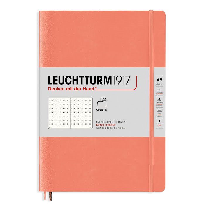 Anteckningsbok Leuchtturm1917 A5 Soft Muted Dotted Bellini