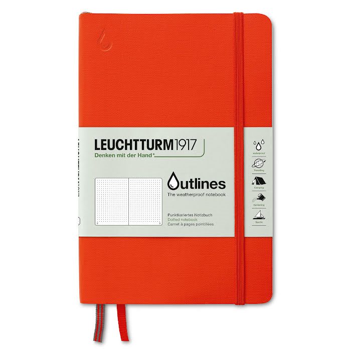 Anteckningsbok Leuchtturm1917 Outlines Signal Orange