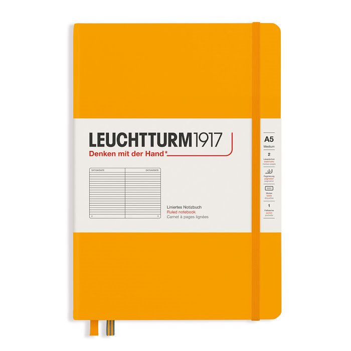Leuchtturm Notebook A5 Hard Ruled Rising Sun
