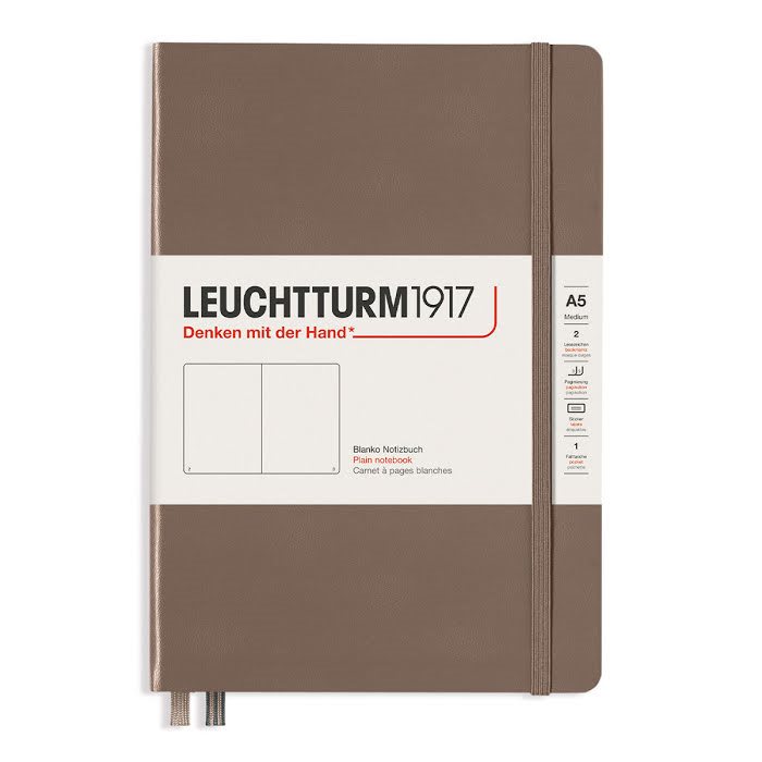 Anteckningsbok Leuchtturm1917 A5 Olinjerad Warm Earth
