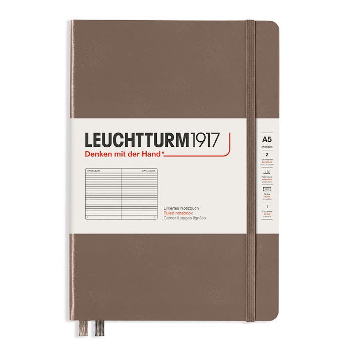 Leuchtturm Notebook A5 Hard Ruled Warm Earth
