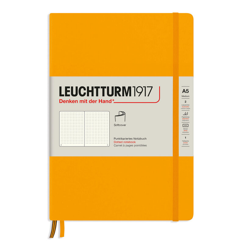 Leuchtturm Notebook A5 Soft Dotted Rising sun