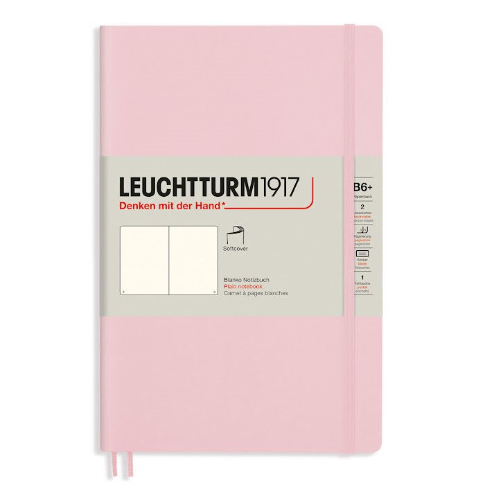 Anteckningsbok Leuchtturm1917 B6 Soft Olinjerad Powder