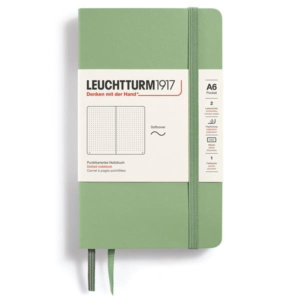 Leuchtturm 1971 Notebook A6 Soft Dotted Sage