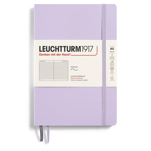 Leuchtturm 1971 Notebook A5 Soft Ruled Lilac