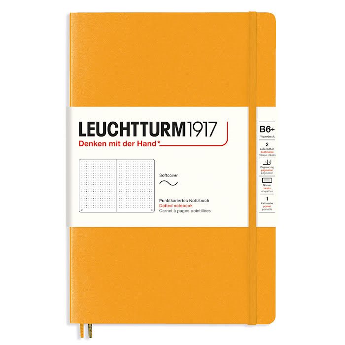 Anteckningsbok Leuchtturm1917 B6 Soft Dotted Rising Sun