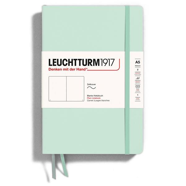 Leuchtturm 1971 NOTEBOOK A5 Soft Plain Mint Green