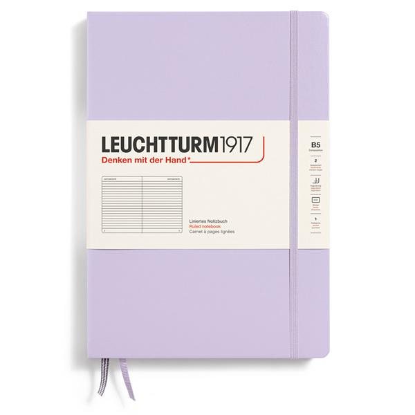 Leuchtturm 1971 Notebook B5 Hard Ruled Lilac