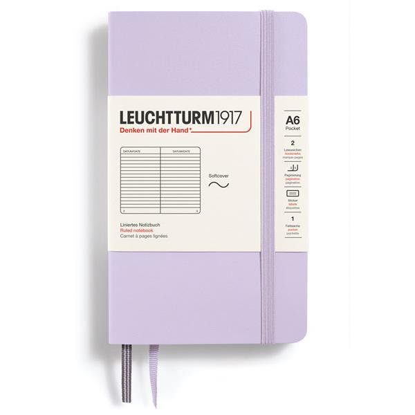 Leuchtturm 1971 Notebook A6 Soft Ruled Lilac