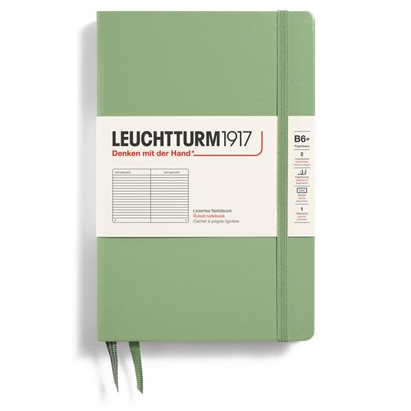 Leuchtturm1917 B6 Hard Ruled Sage