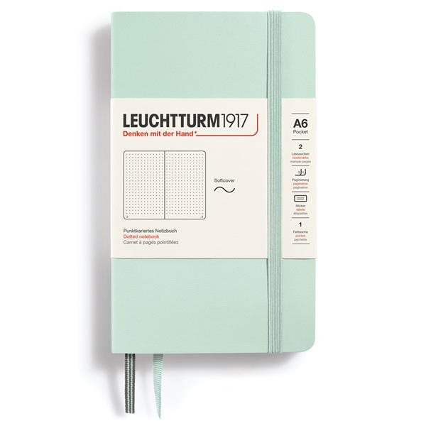 Leuchtturm 1971 Notebook A6 Soft Dotted Mint Green