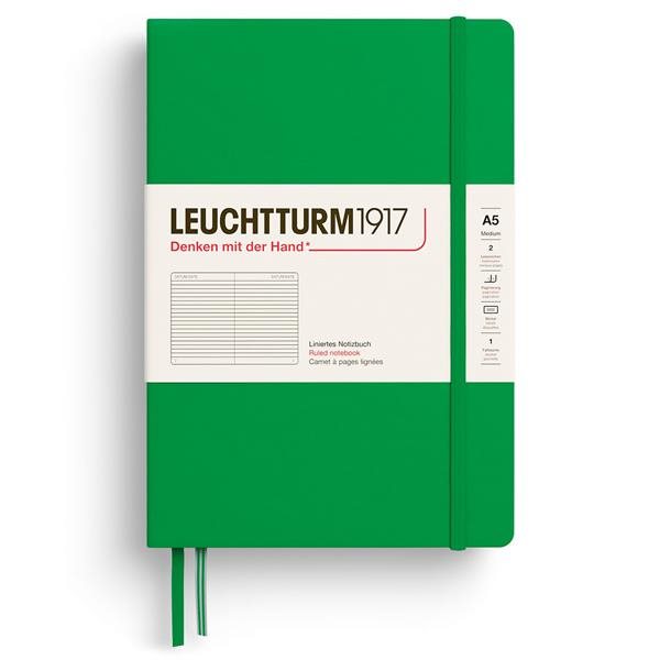 Leuchtturm Notebook A5 Hard Ruled Spring Leaf