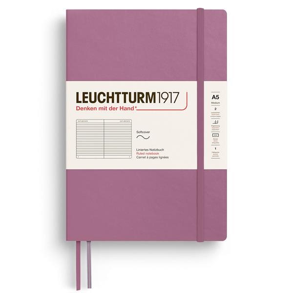 Leuchtturm 1971 Notebook A5 Soft Ruled Dusty Rose