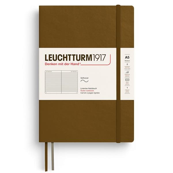 Leuchtturm 1971 Notebook A5 Soft Ruled Spice Brown