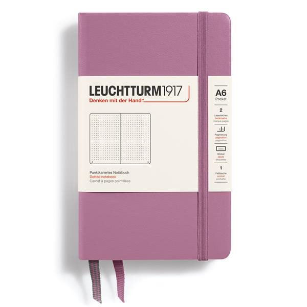 Leuchtturm 1971 Notebook A6 Hard Dotted Dusty Rose