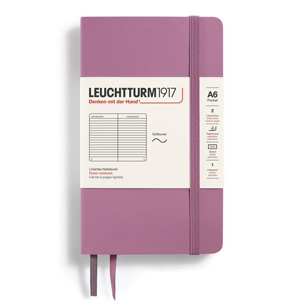 Leuchtturm 1971 Notebook A6 Soft Ruled Dusty Rose