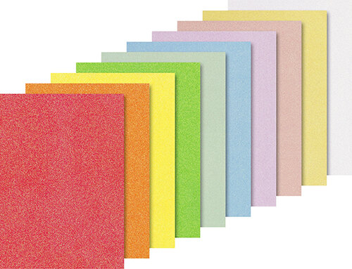Glitterpapper sortiment "Iris"