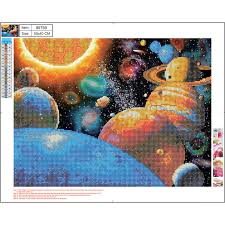 Diamond Painting Planeter 40 x 50cm