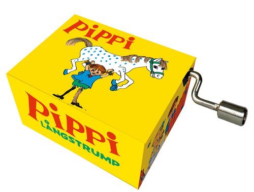 Speldosa "Pippi och Lilla Gubben - Här kommer Pippi Långstrump"