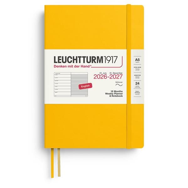 2026-2027 Weekly Planner+notes soft Sunflower 18 mounths