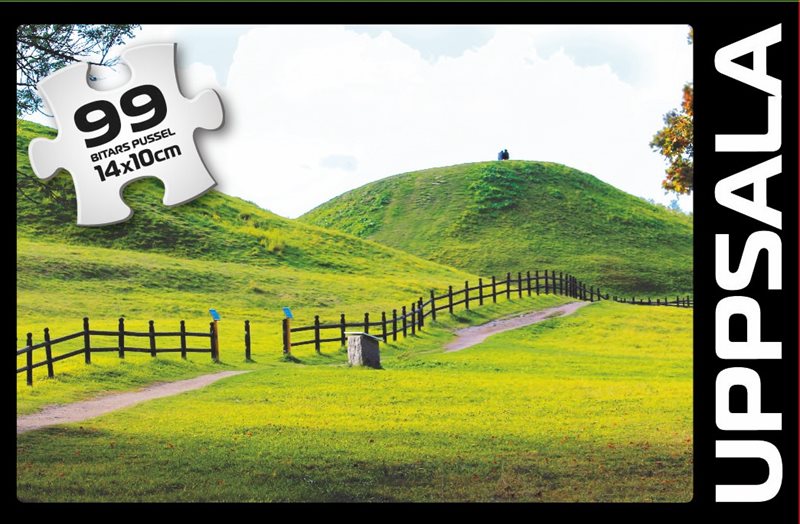 Mini-pussel 99 bitar Gamla Uppsala högar