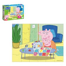 Pussel 30 bitar Peppa Pig - Quilt for a baby