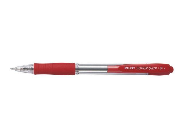 Kulspetspenna Pilot Super Grip Fine Röd