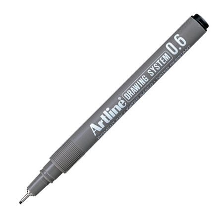 Fineliner Artline Drawing System 0.6 svart