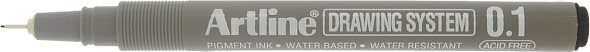 Fineliner Artline Drawing System 0.1 svart