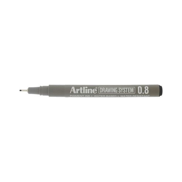 Fineliner Artline Drawing System 0.8 svart