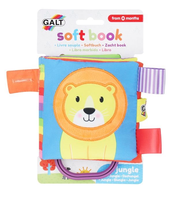 Soft book "Prasselbok" Lejon