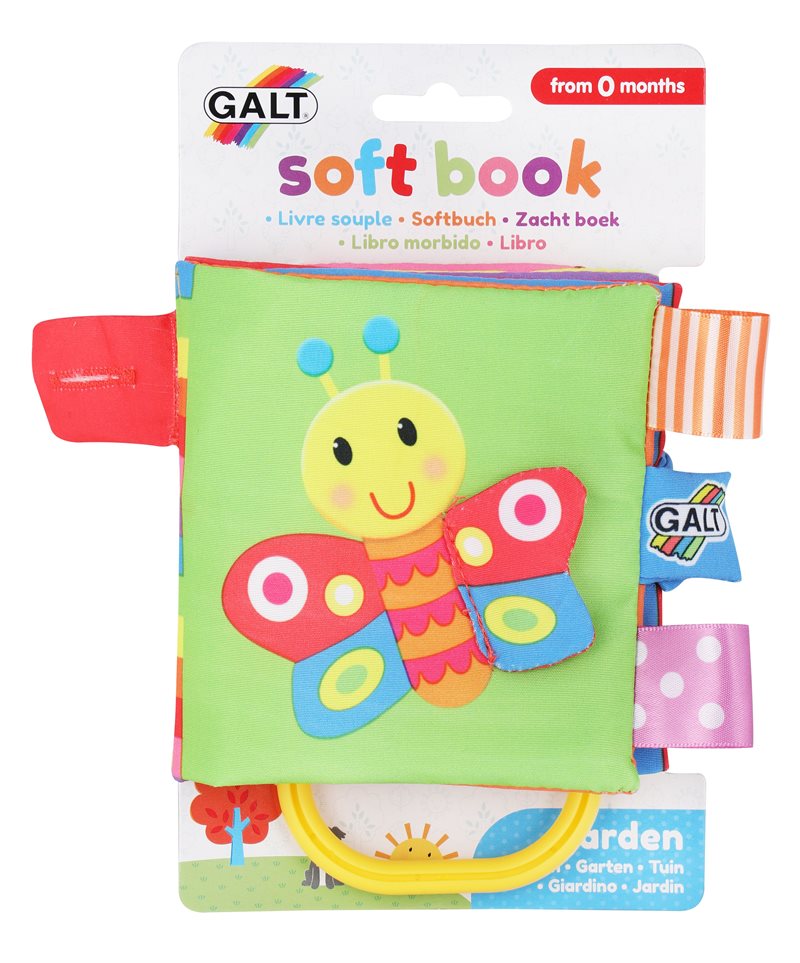 Soft book "Prasselbok" Fjäril