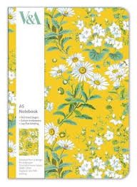 Anteckningsbok A5 Linjerad "Yellow Flowers"