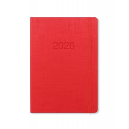 Kalender 2026 Memo A6 Röd 1 v/uppsalag