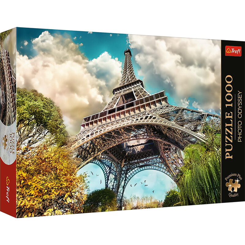 Pussel Trefl Premium plus Eiffel tower in Paris 1000 bitar