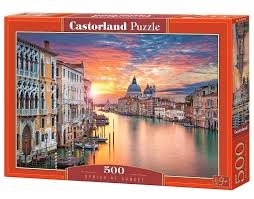 Pussel 500 bitar Venice At Sunset