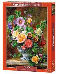 Pussel 500 bitar Flowers in a Vase