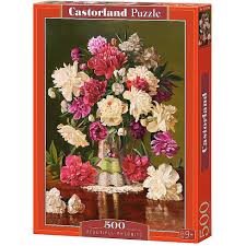 Pussel 500 bitar Beautiful Pheonies