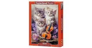Pussel 500 bitar Musical Kittens