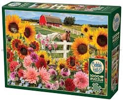 Pussel 1000 bitar "Sunflower Farm"